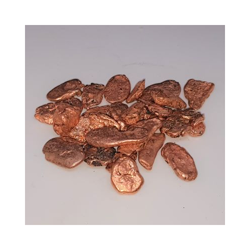 small copper nuggets
