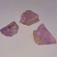 pieces of rough fluorite