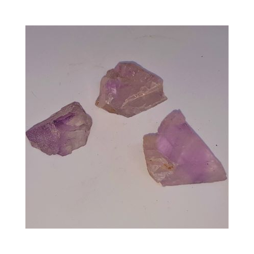 pieces of rough fluorite