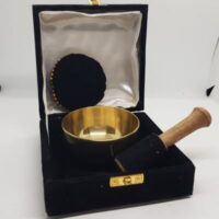 singing bowl cushion and beater 3 in box side view