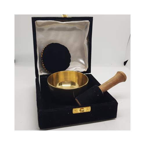 singing bowl cushion and beater 3 in box side view