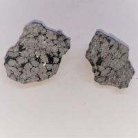 rough snowflake obsidian pieces