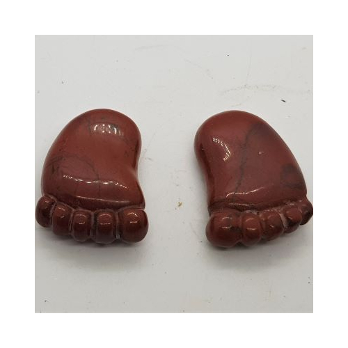 red jasper baby feet 1 reverse side