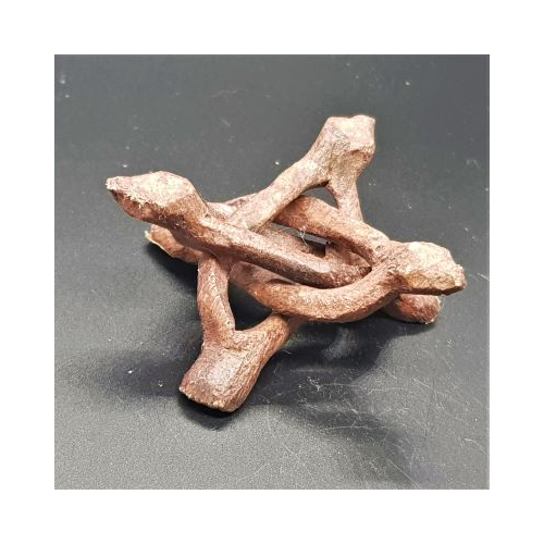 wooden 3 interlocked leg stand for crystal spheres