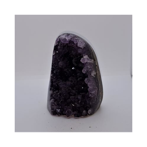 small AAA grade uraguyan amethyst cave 2 front view