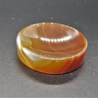 agate disc stand for crystal spheres