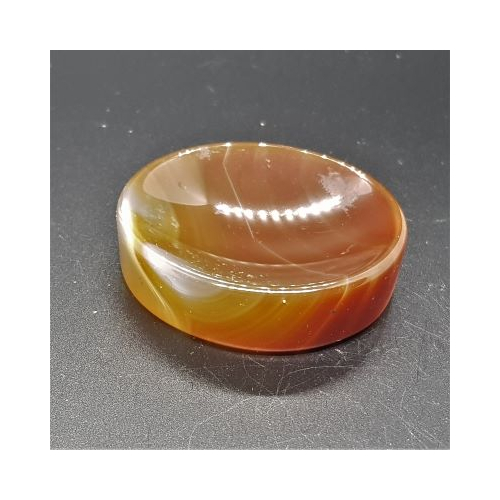 agate disc stand for crystal spheres