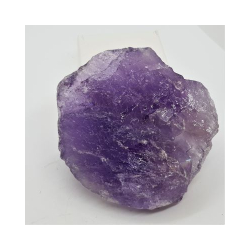 small piece of rough amethyst reverse side