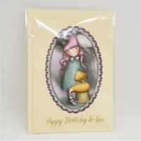 simply gorjuss with fox birthday card