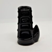 small black ceramic pagoda backflow incense burner