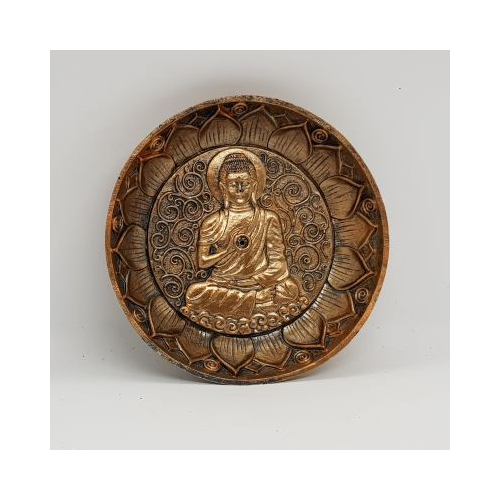 resin buddha incense plate