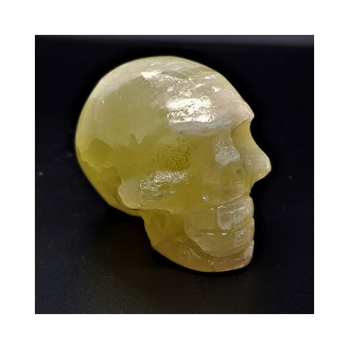 pineapple calcite small skull 1