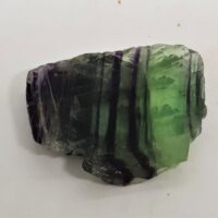 fluorite purple and green slice