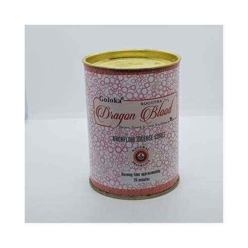 goloka dragon blood backflow incense cones