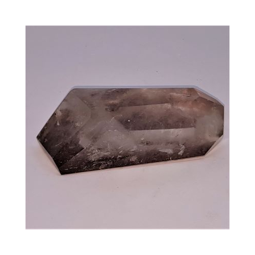 large smokey quartz freeform reverse side