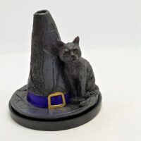 witches hat and cat cone burner