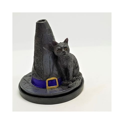 witches hat and cat cone burner