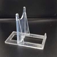plastic stand to support crystal slice