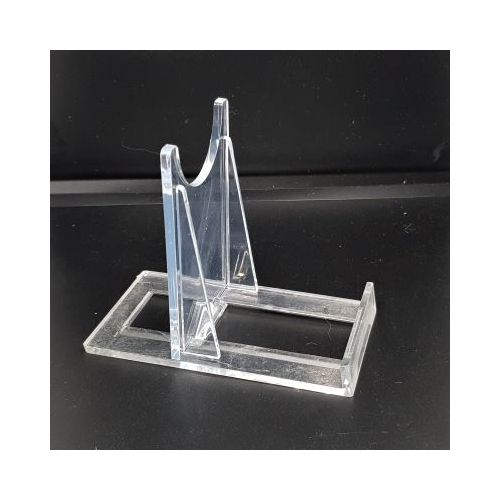 plastic stand to support crystal slice