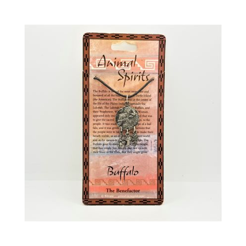 animal spirits buffalo pendant