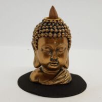 gold effect buddha backflow burner