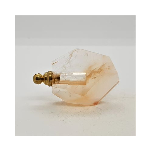 small carnelian quartz pendant perfume bottle 1