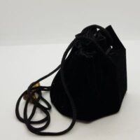 drawstring black pouch