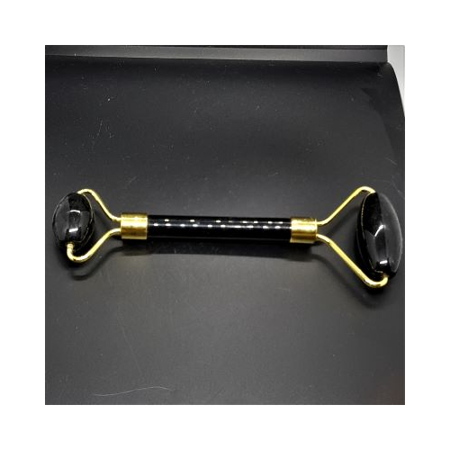 twin roller black obsidian facial roller