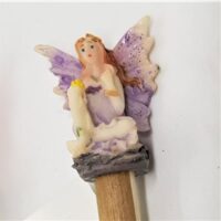 fairy toppers on pencils purple fairy close up