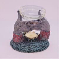 touching hands oil burner