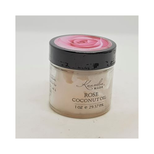 kuumba rose coconut facial oil reverse side