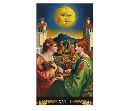 pre-raphaelite tarot deck sun card