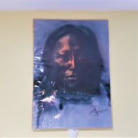print of native american male face
