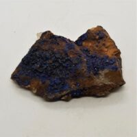 azurite on matrix 2 side view