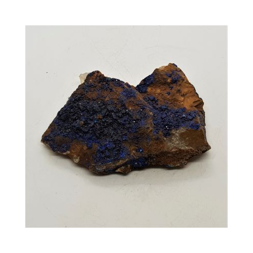azurite on matrix 2 side view