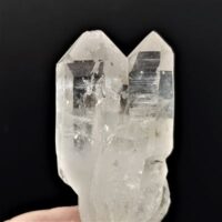 twin clear brandberg quartz 12