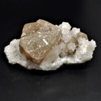 natural calcite and apophyllite 1 side view