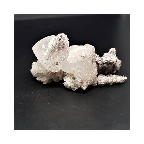 natural calcite and quartz 1 top view