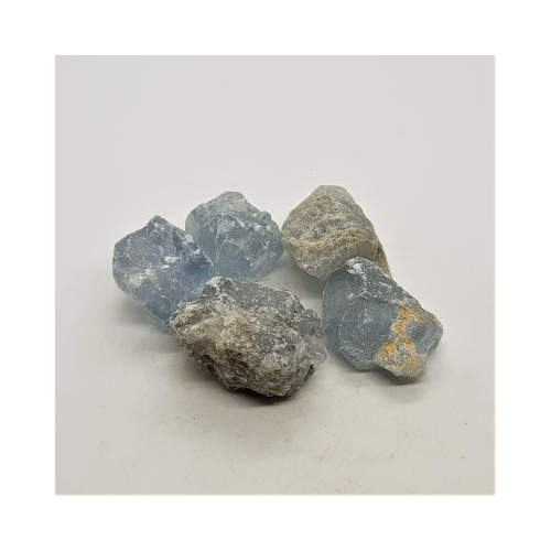 small pieces of natural celestite