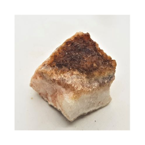 small citrine on matrix
