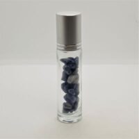 blue quartz crystal roller ball 7 lid on