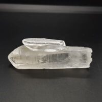lemurian quartz point showing second crystal 2