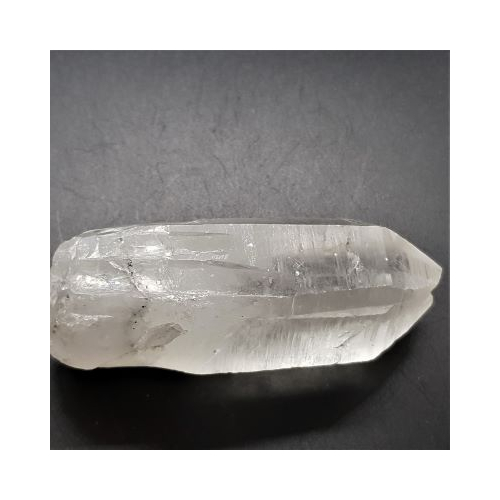 lemurian twin quartz point side view 37