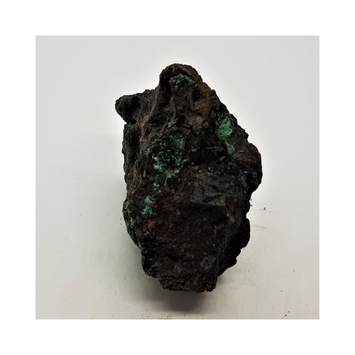 malachite and azurite on matrix 2 side view