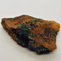 malachite and azurite on matrix 7