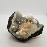 small piece of chalcedony on matrix with mordenite okenite 3