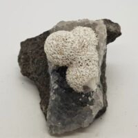 small piece of amethyst on matrix with mordenite okenite 10