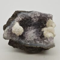 small piece of amethyst on matrix with mordenite okenite 8