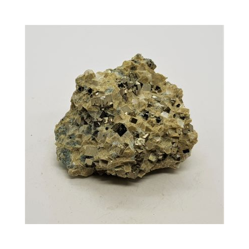 micro pyrite cubes on matrix 6 reverse side