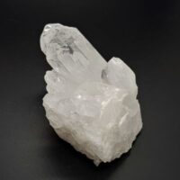 medium size quartz cluster 1 side view